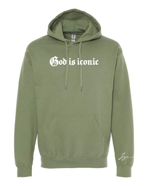 God Is Iconic Hoodie (Military Green)