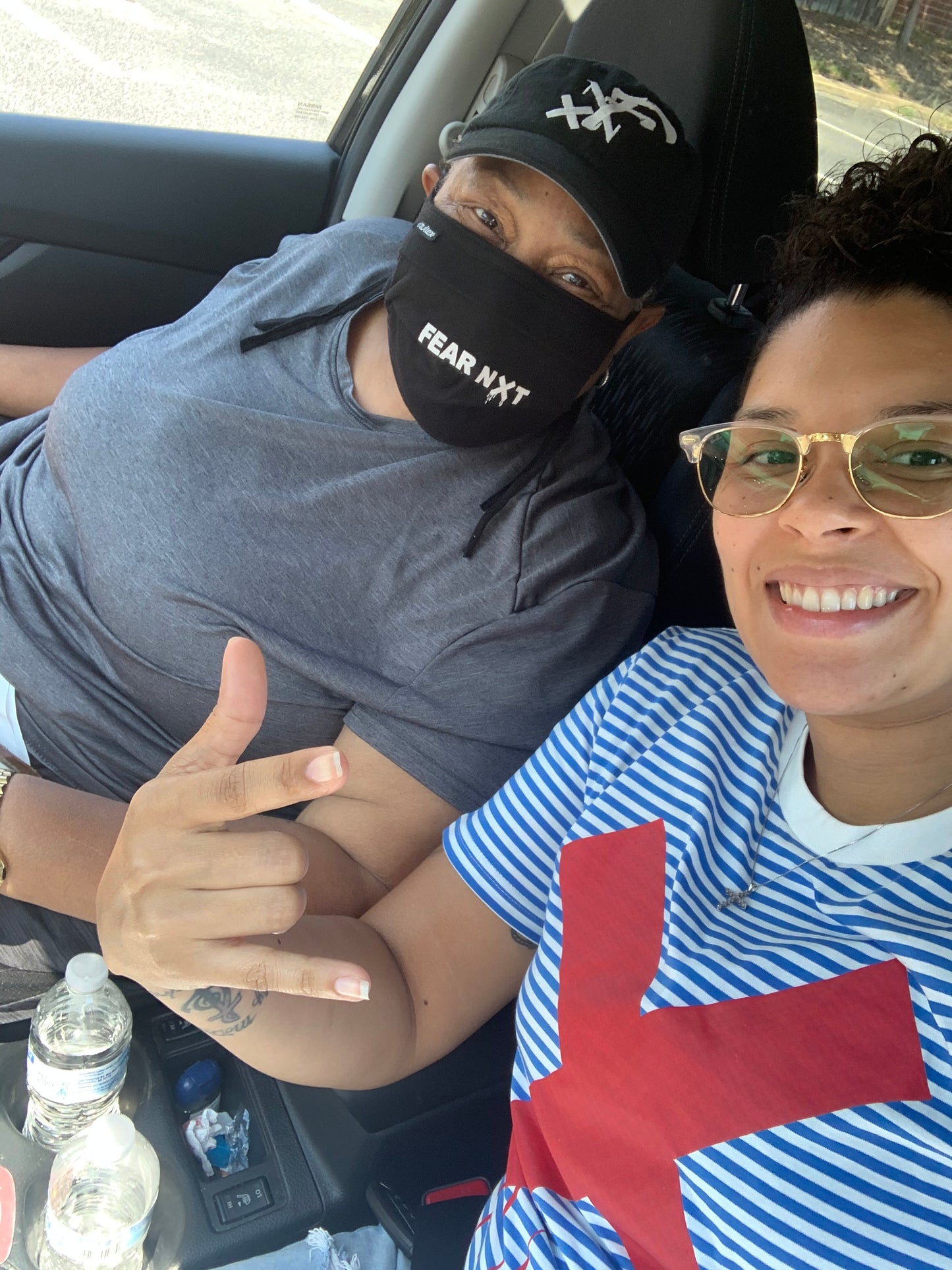 FNXC Blue Stripe Red X Skinny